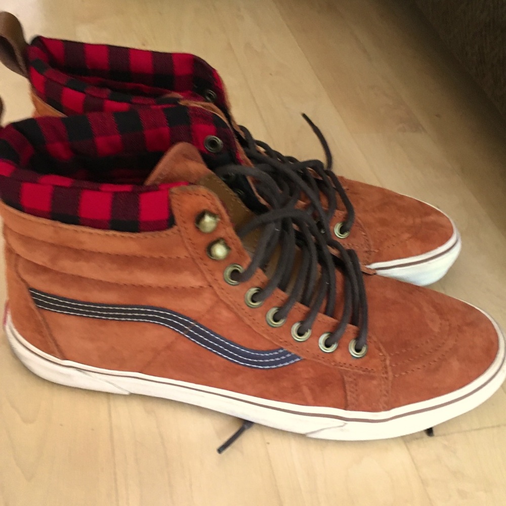Vans Scotchgard suede high-top shoes